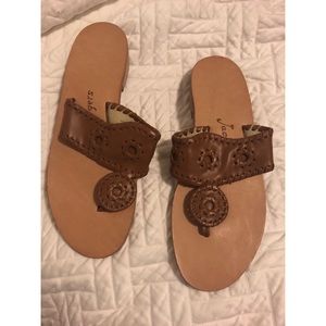 Jack Rogers leather sandals NWOT